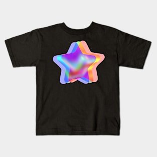 Holographic Stars Kids T-Shirt